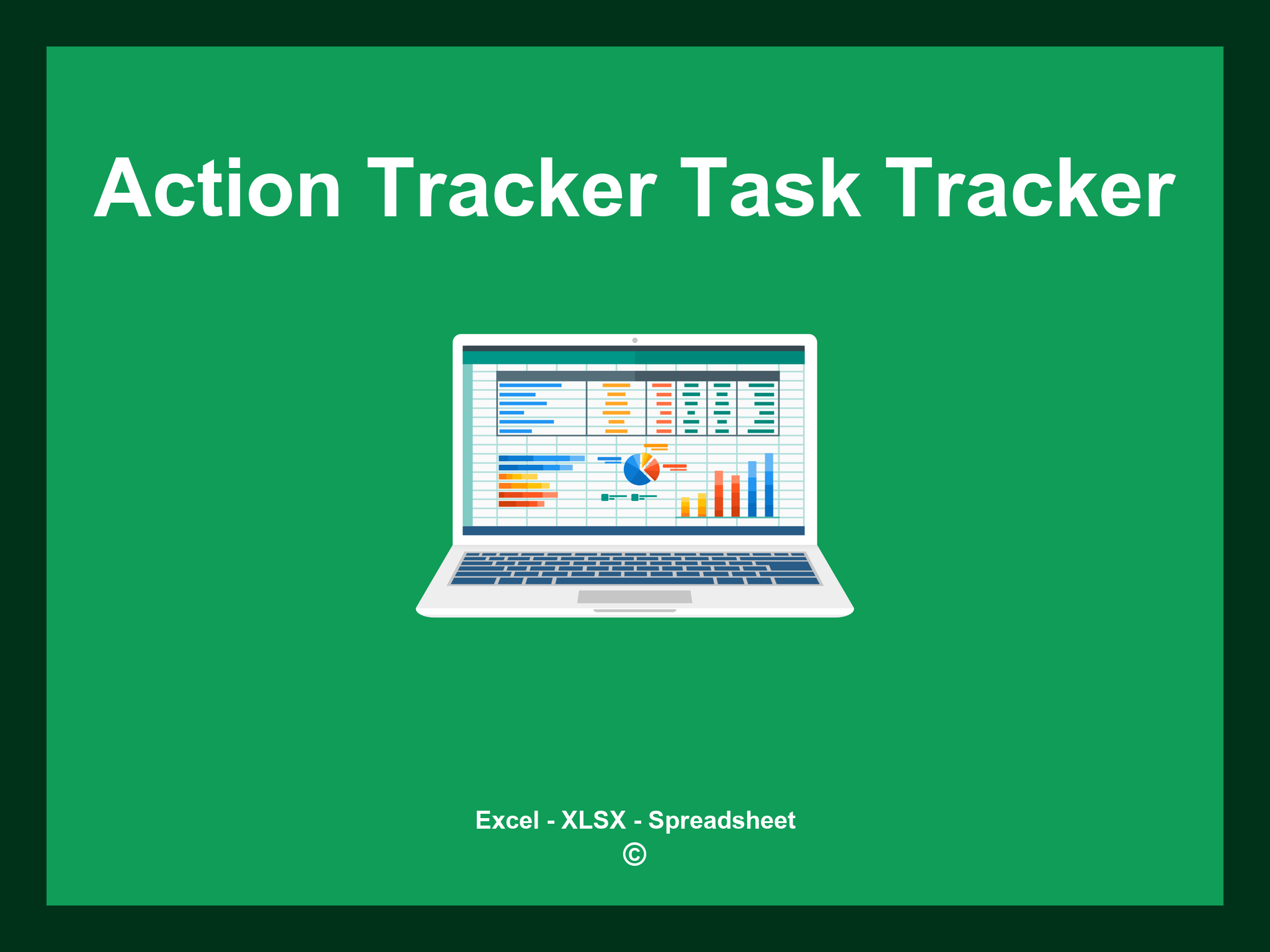 Action Tracker Excel Task Tracker Template
