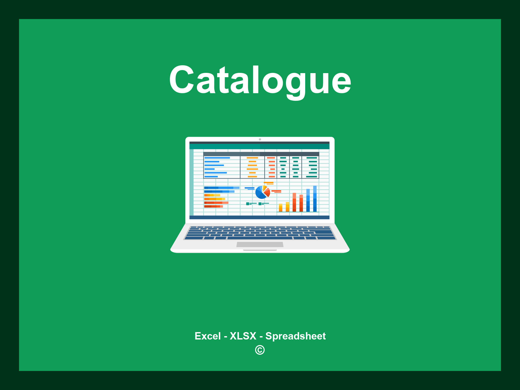 Excel Catalogue Template