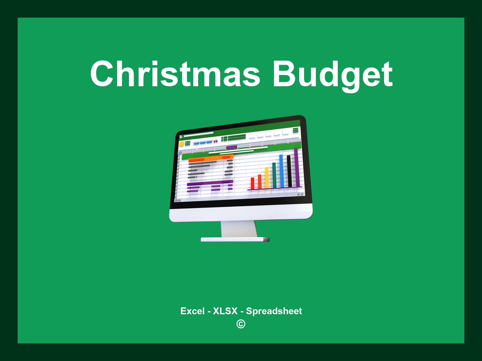 Christmas Budget Template Excel