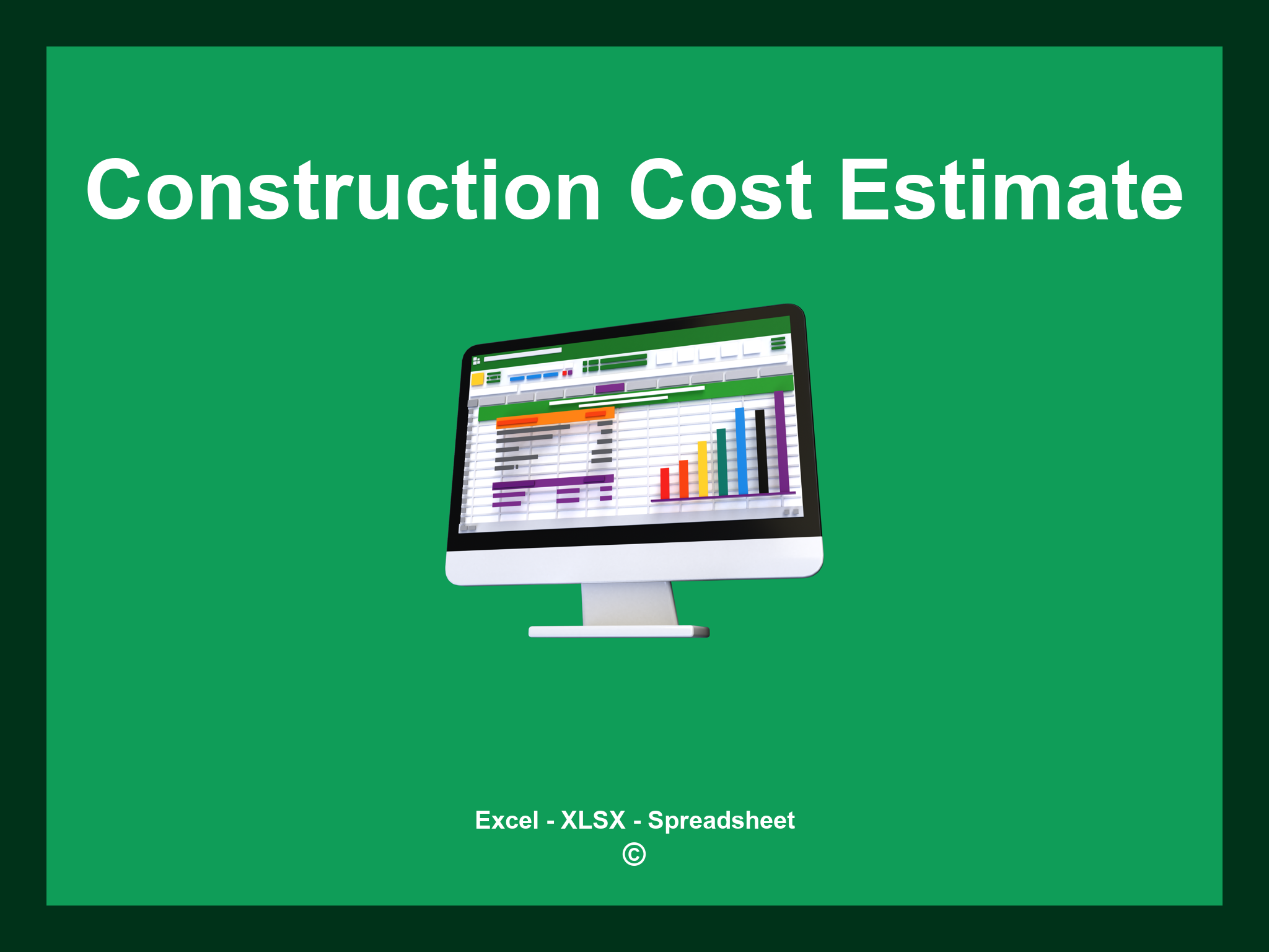 Construction Cost Estimate Template Excel