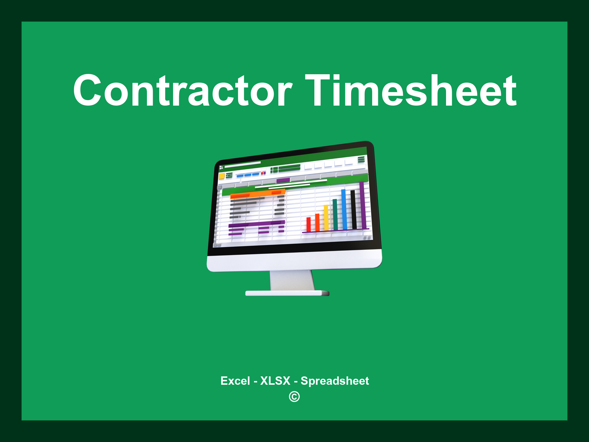 Contractor Timesheet Template Excel