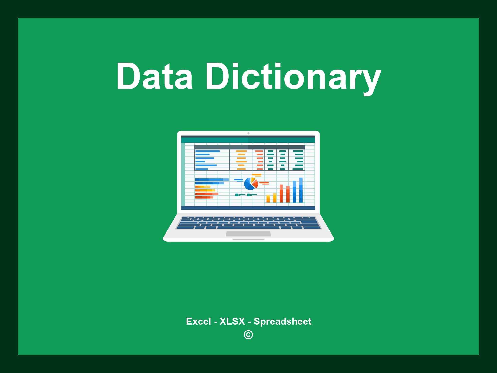 Data Dictionary Template Excel