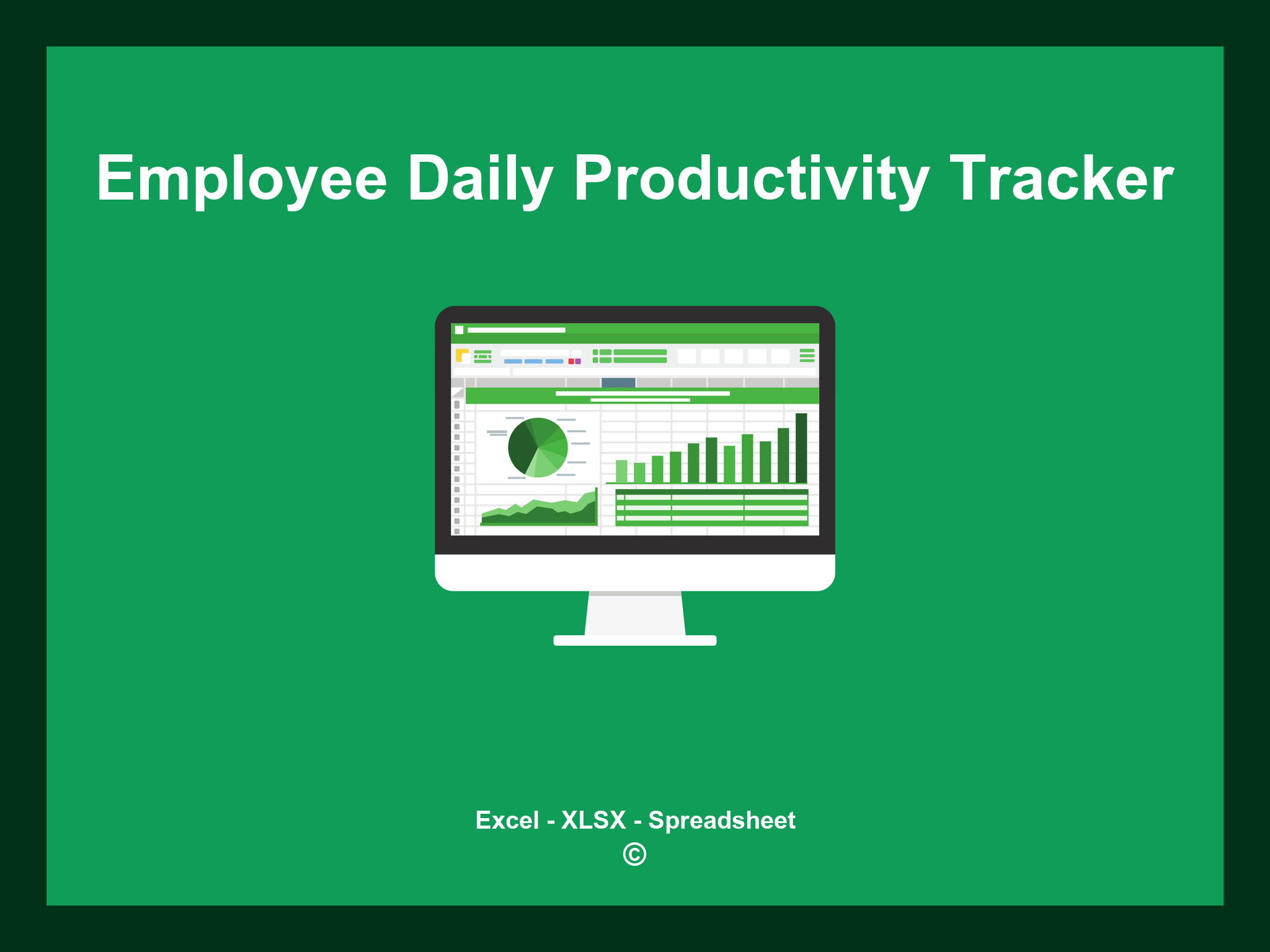 Employee Daily Productivity Tracker Excel Template
