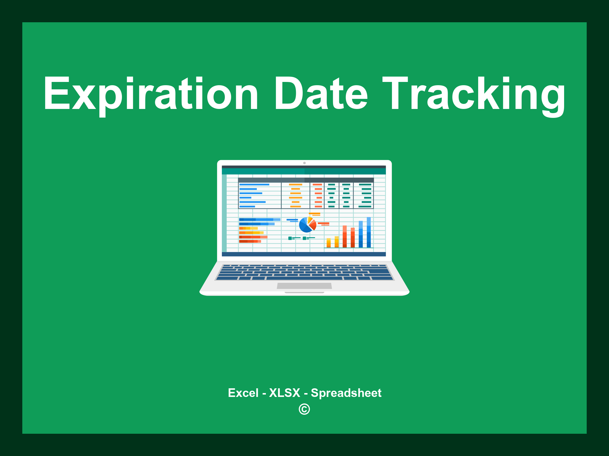 Expiration Date Tracking Excel Template