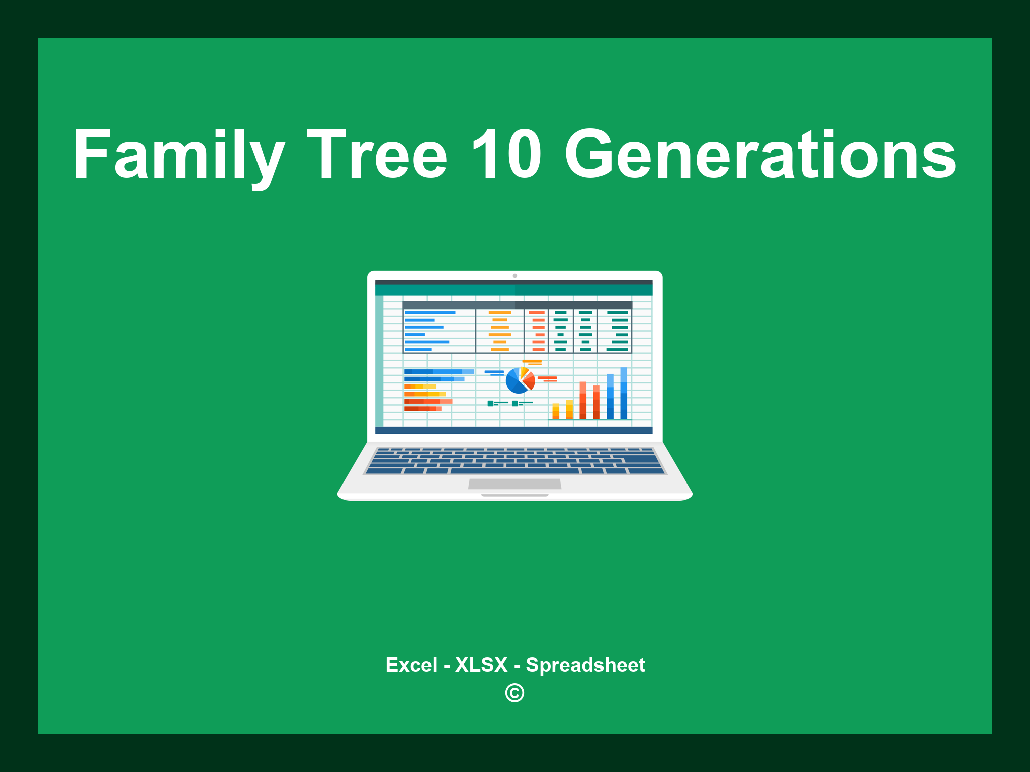 Excel Family Tree Template 10 Generations