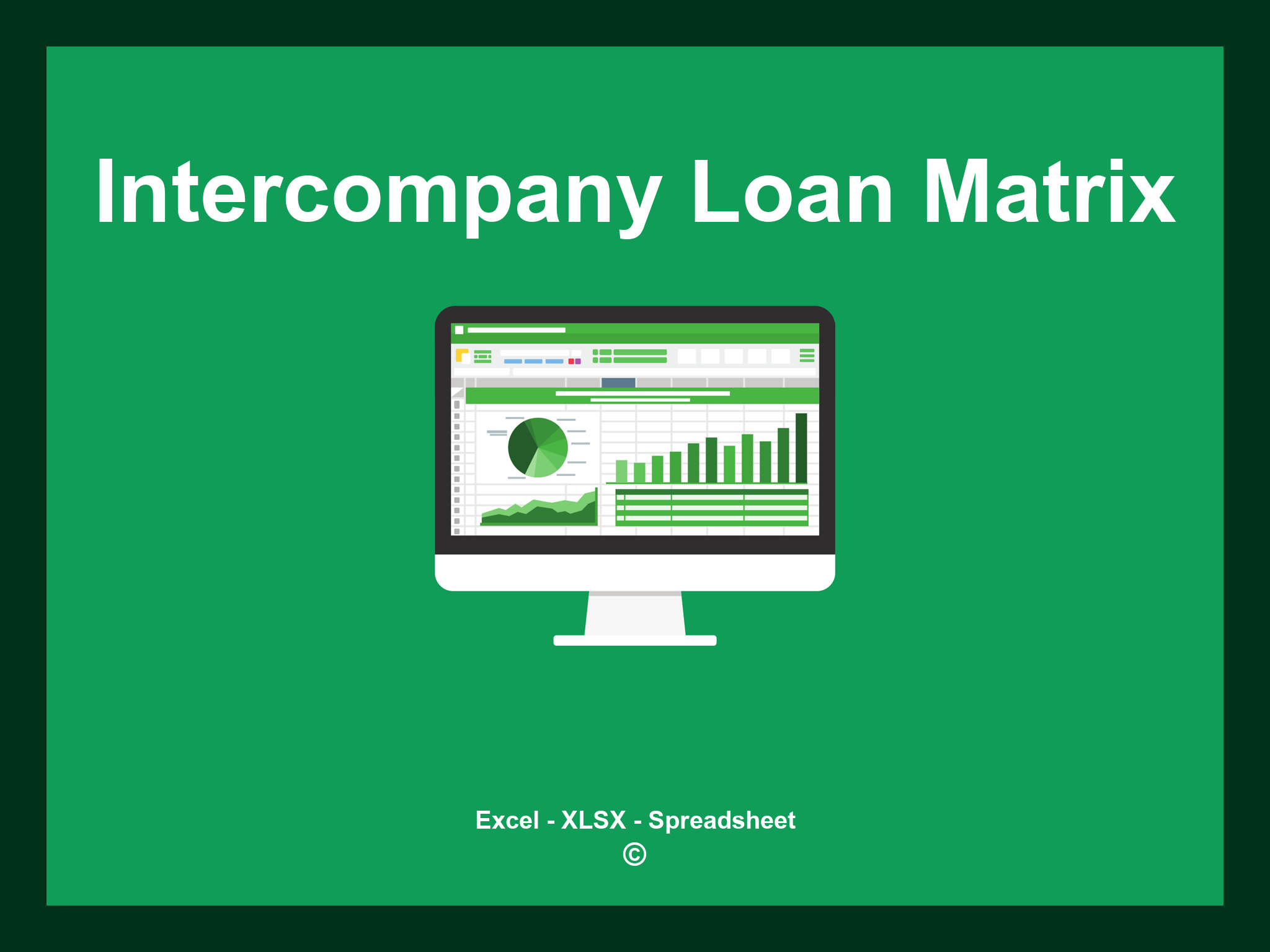 Intercompany Loan Matrix Excel Template