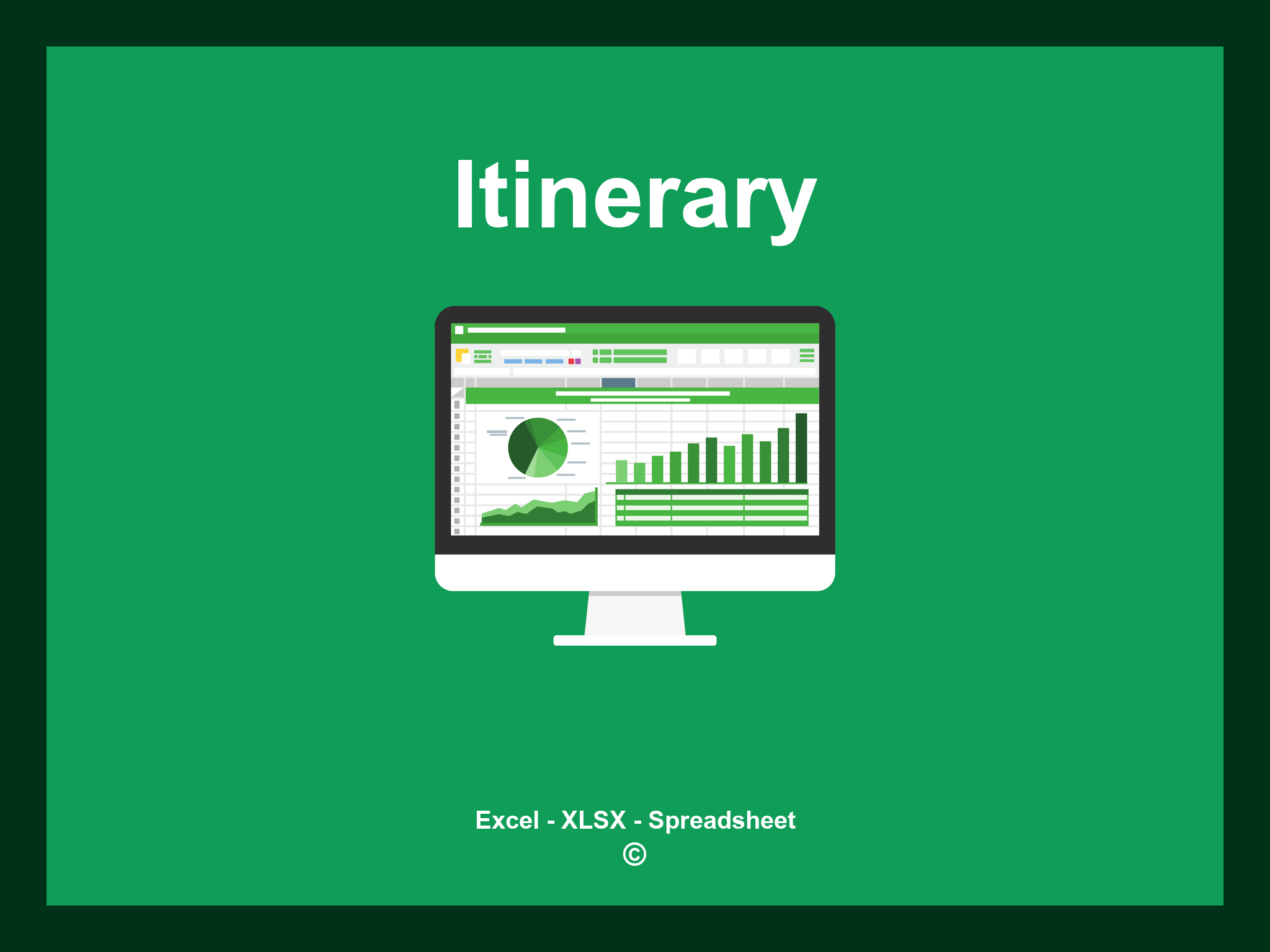 Excel Itinerary Template