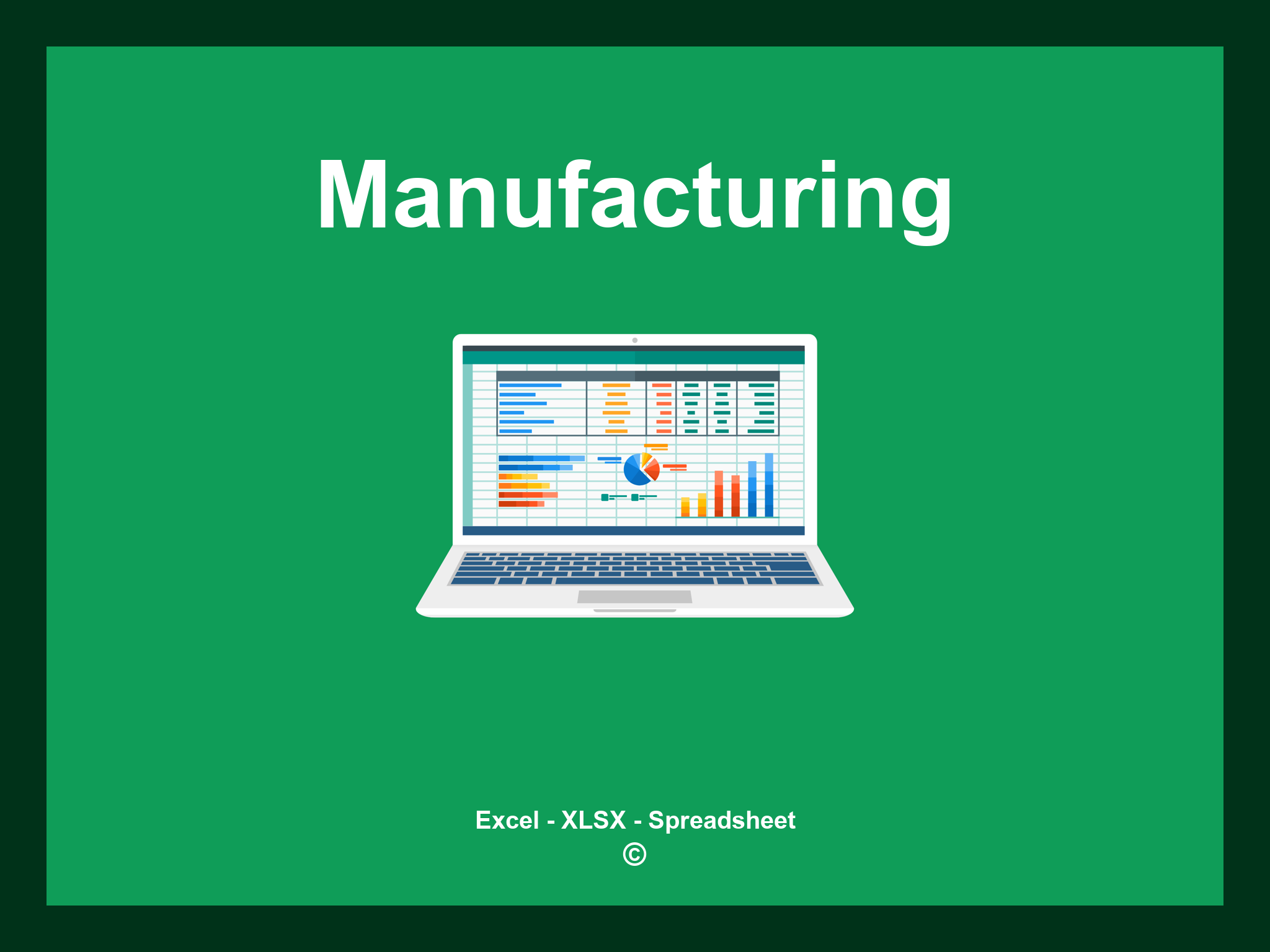 Manufacturing Template Excel