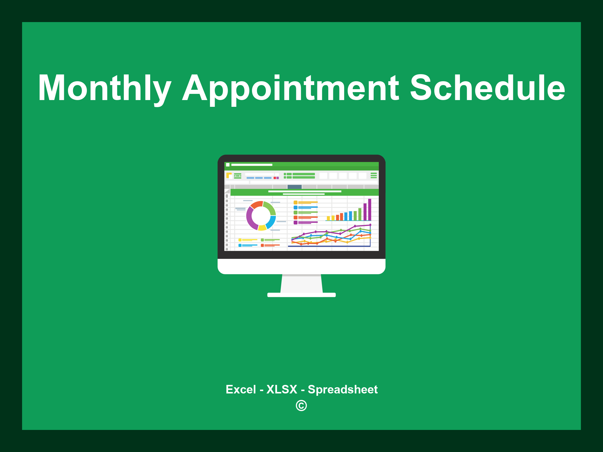 Monthly Appointment Schedule Template Excel