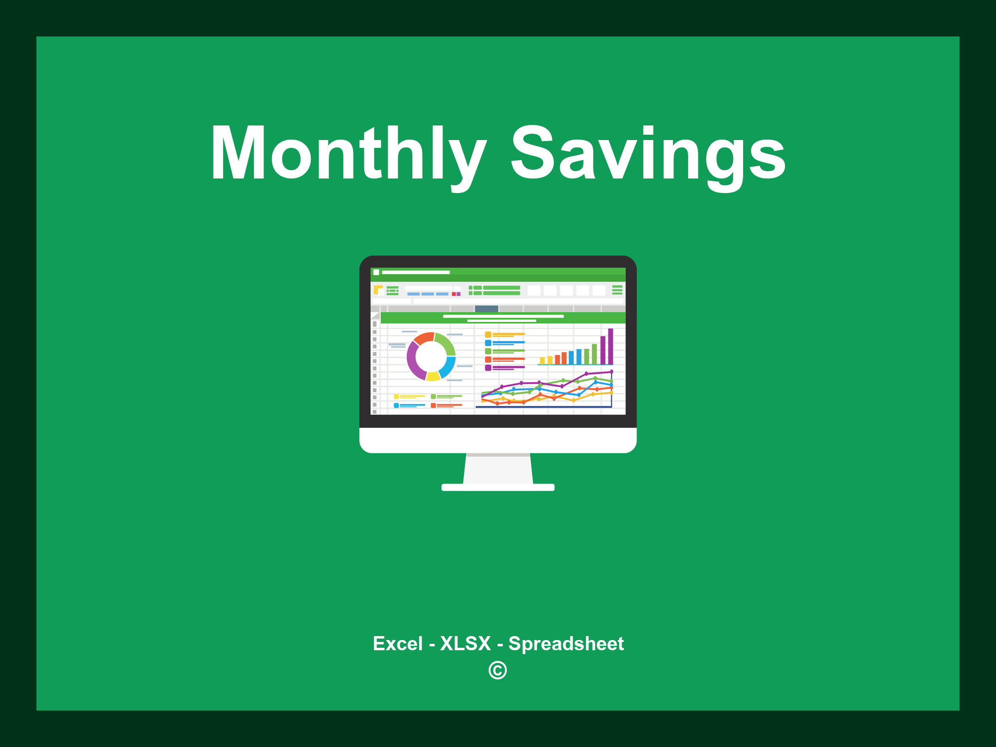 Monthly Savings Excel Template