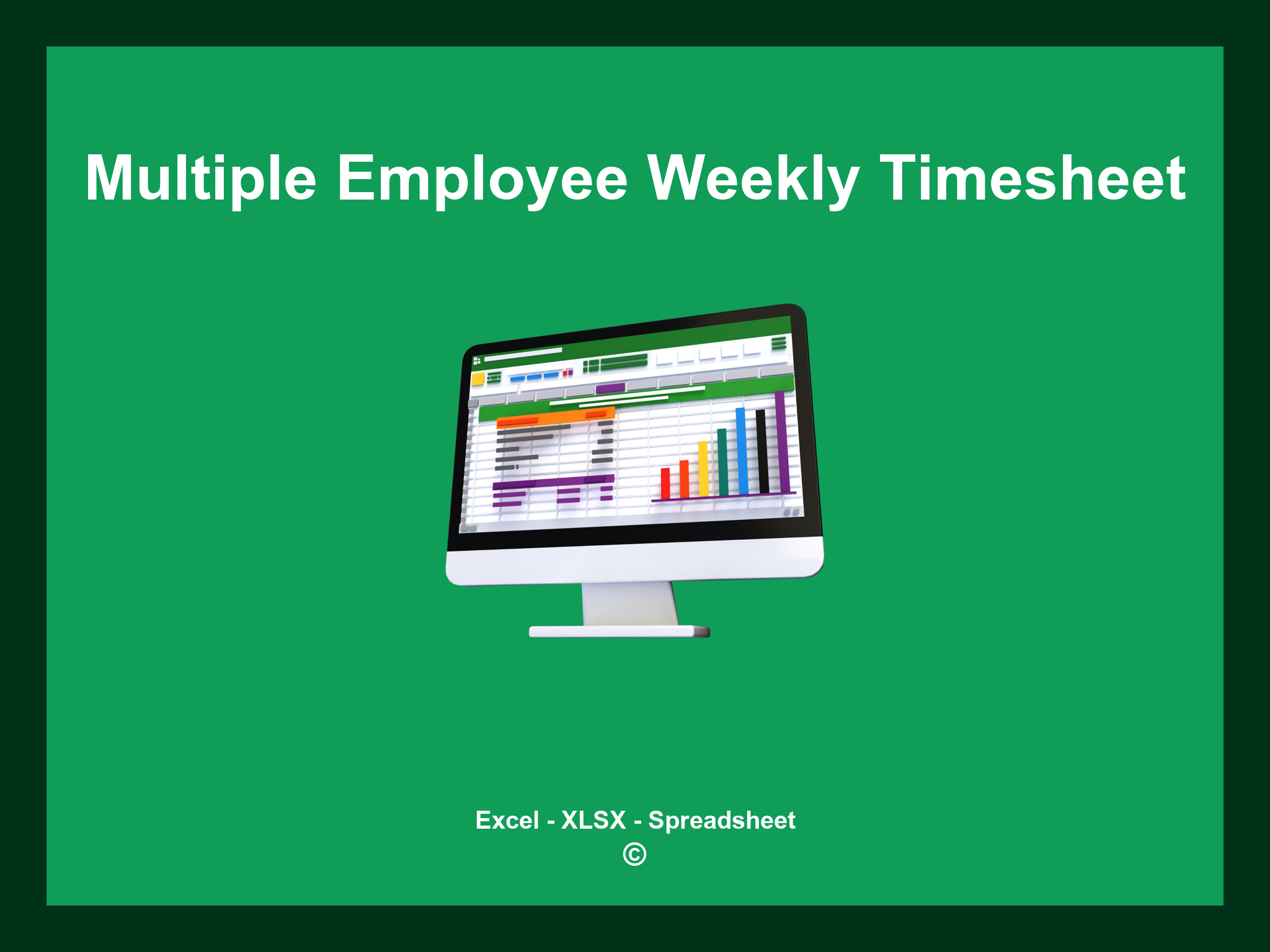 Multiple Employee Weekly Timesheet Template Excel