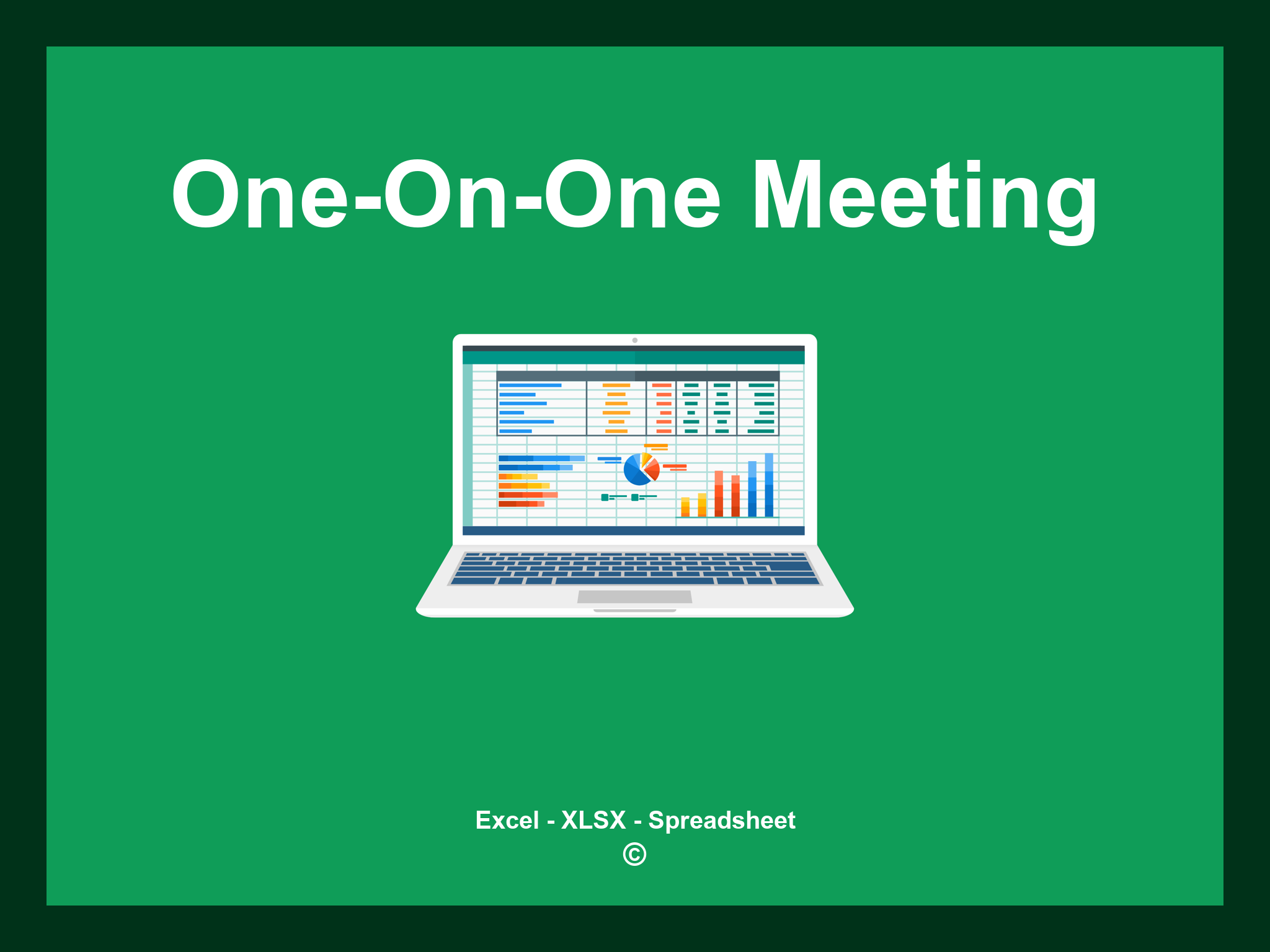 One-On-One Meeting Template Excel