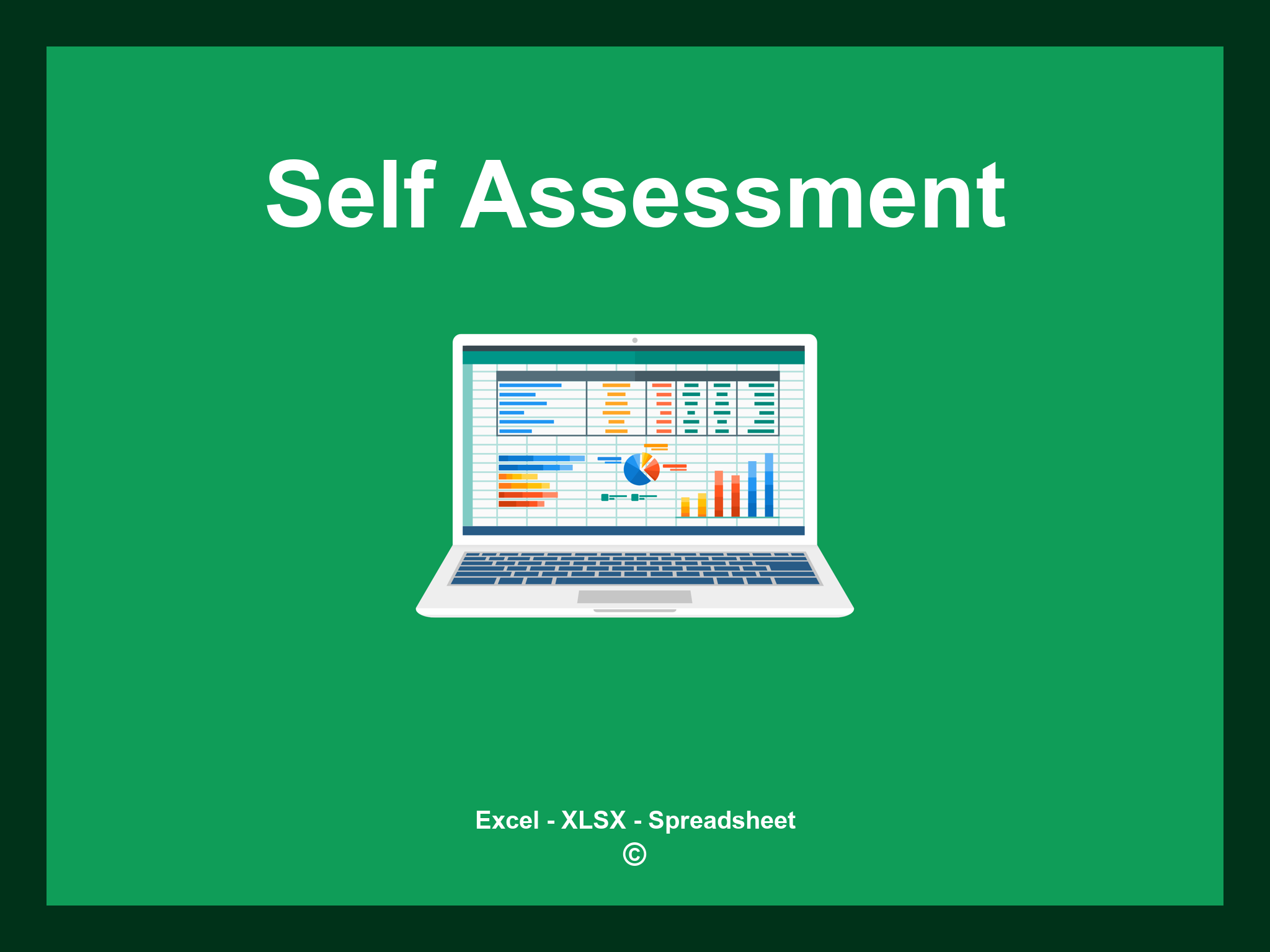Self Assessment Template Excel