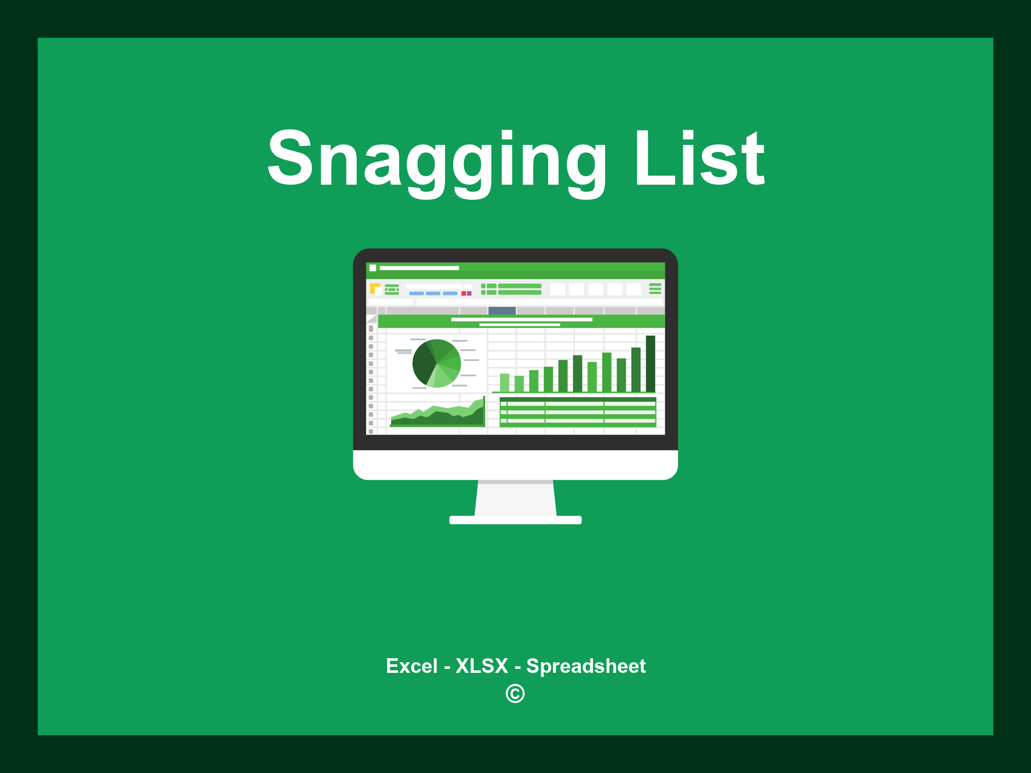 Snagging List Template Excel